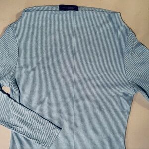 NWT Banana Republic Ribbed Knit Top - Sky Blue - Small